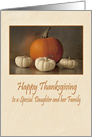 Happy Thanksgiving Daughter card