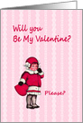 Will you be my valentine? card