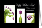 Happy Mother’s Day with Colorful Tulips Coronavirus, Shelter in Place card