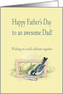 Happy Father’s Day to an Awesome Dad Coronavirus Vintage Bird and Eggs card