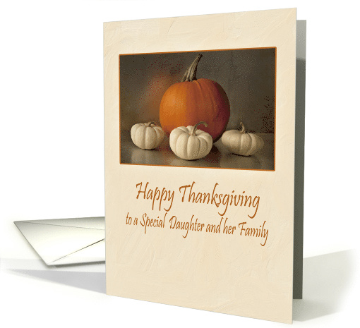 Happy Thanksgiving Daughter card (1175764)