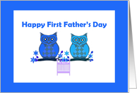 Happy First Father’s Day card