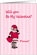 Will you be my valentine? card