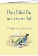 Happy Father’s Day to an Awesome Dad Coronavirus Vintage Bird and Eggs card