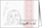 Baby Shower Congratulations Daughter-in-law card