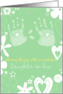 Baby Shower Congratulations Daughter-in-law card