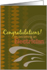 Congratulations on graduating and becoming an Electrician! card