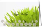 Happy Holidays, Landscaping, Gardening, Holiday cards, Snowflakes card