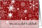 You are invited to celebrate Christmas card