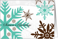 Season’s greetings thank you for your patronage! card