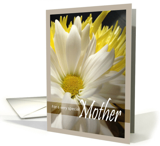 White Daisy Special Mother Mother's Day card (1234758)