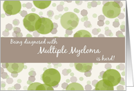 Diagnosed with Multiple Myeloma Cancer is hard card