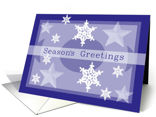 Blue Star Wishes card (537899)