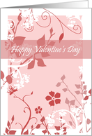 Flourishing Valentine Greeting card