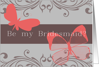 Be My Bridesmaid? card
