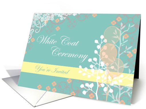 Invitation Congratulations White Coat Ceremony card (629525)