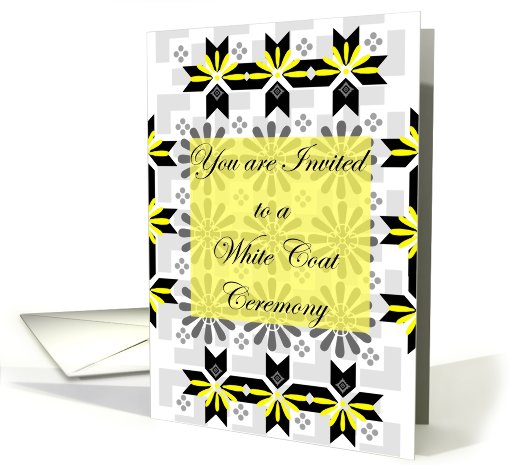 Invitation to a White Coat Ceremony card (629543)