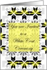 Invitation to a White Coat Ceremony card