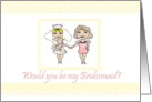 Friend Bridesmaid Invitation card