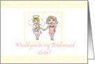 Sister Bridesmaid Invitation card