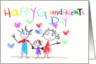 Happy Grandparents Day from Child card