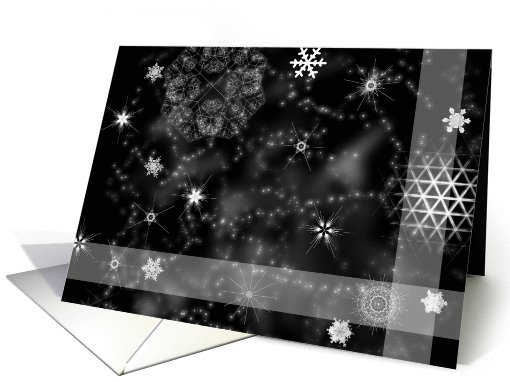 Ex Husband Christmas Snowflakes card (723110)