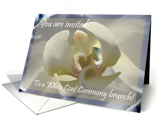 White Coat Ceremony brunch invite card (933706)