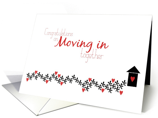 Congratulations Moving in Together card (955759)