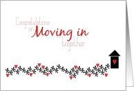 Congratulations Moving in Together card