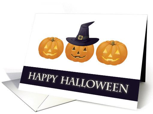 Happy Halloween, Pumpkins card (703951)