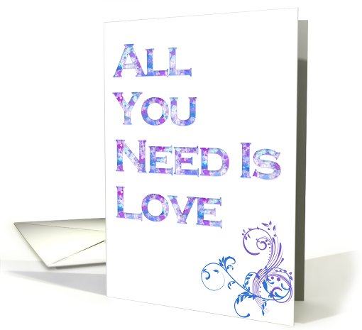 All You Need Is Love card (714895)