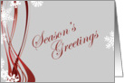 Season’s Greetings card