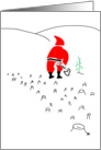 Last Christmas Tree card