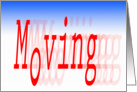 moving card