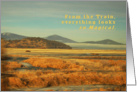Missing You Klamath Falls Oregon Train card