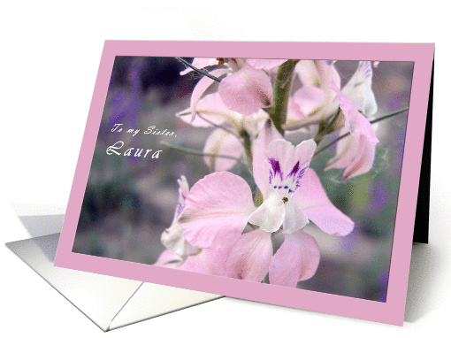 Pink Flower Blossom Birthday card (1085146)