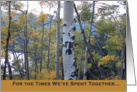 I Love You Fall Aspens in the Mountains card