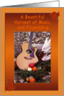 Thanksgiving Music Friendship card