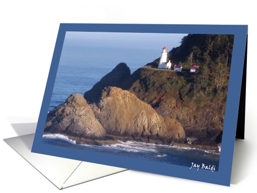 Heceta Head Lighthouse Thank You card (557472)