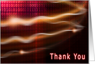 Thank you - cyberspace card