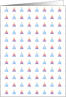 Modern Christmas Trees Pattern card