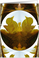 Yellow SunBirds card