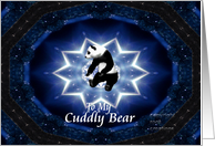 Cuddly Bear card