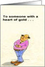 A Heart of Gold card