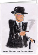 To a Thoroughbred card