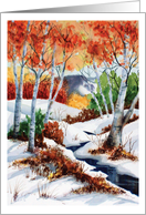 Early Holiday Snow card