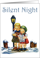 Silent Night Carolers card
