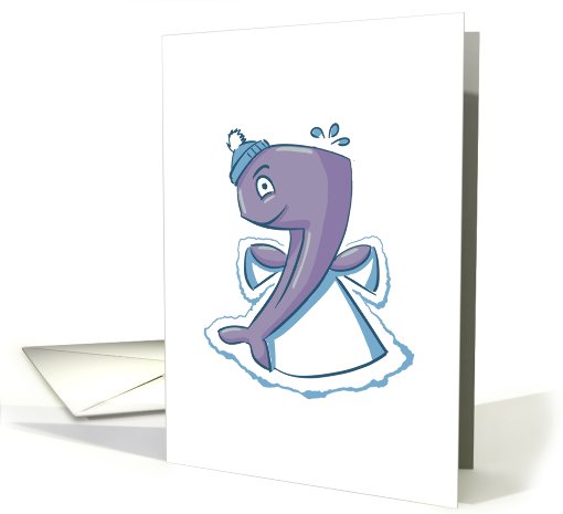 Happy Holidays Whale From Cape Cod card (516555)