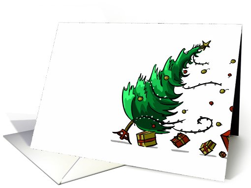 Merry Christmas From Chicago Windy Tree card (519495)