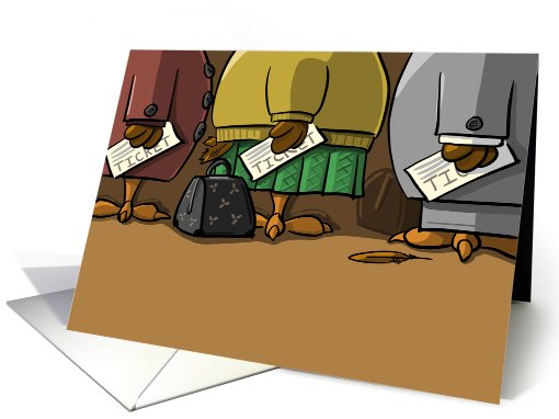 Thanksgiving General Humor Turkeys card (522229)